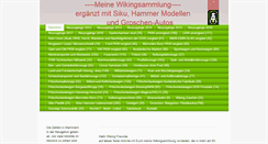 Desktop Screenshot of meinewikingsammlung.de