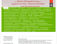 Tablet Screenshot of meinewikingsammlung.de